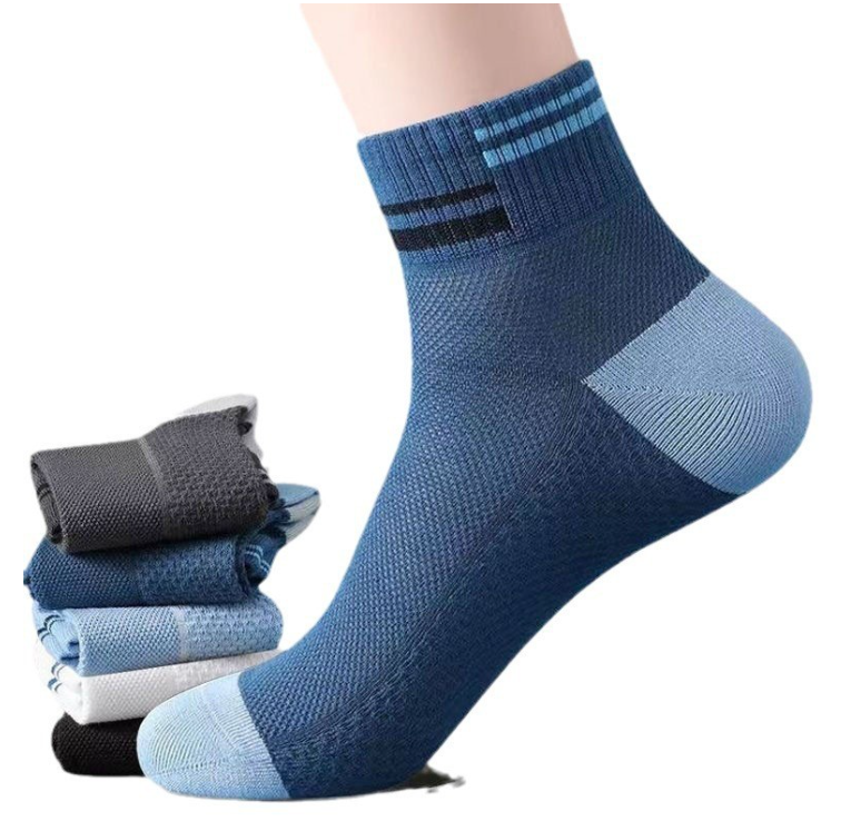 Спортивные носки для экипажа 3 пары многоцветной хлопковой смеси Comfort Fit